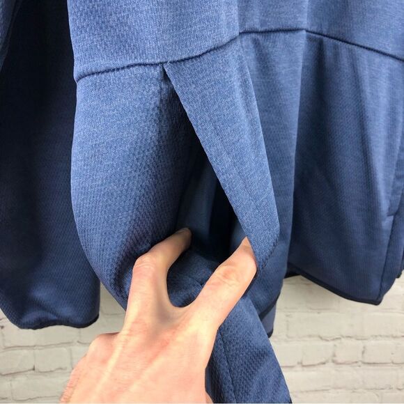 Adidas Blue Graphic Long Sleeve Pullover Hoodie Men's Sz XXL - Picture 5 of 9